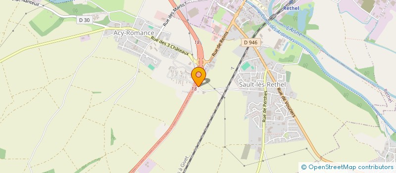 localisation de l'entreprise ROLIX  RETHEL