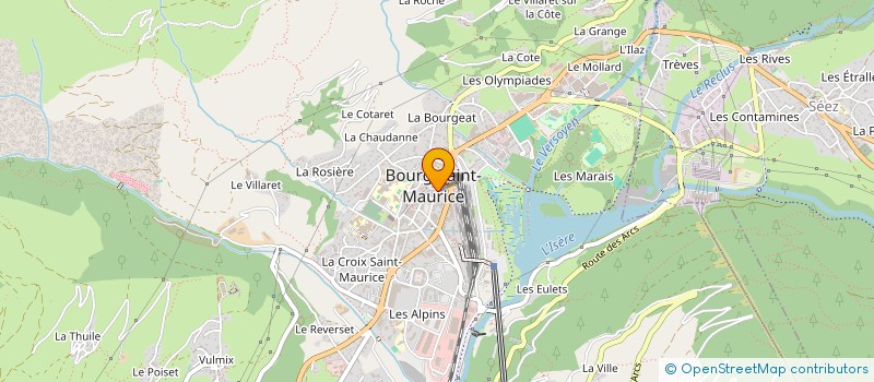 localisation de l'entreprise ROLL'FORM INTERNATIONAL à BOURG-SAINT-MAURICE