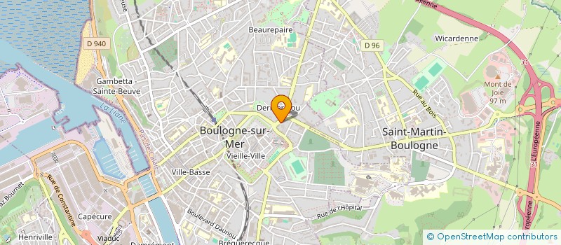 localisation de l'entreprise ROLL & WAR  BOULOGNE-SUR-MER