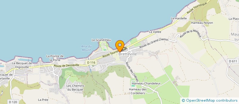 localisation de l'entreprise ROLLAND à BRETTEVILLE