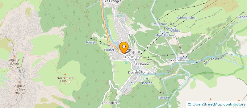 localisation de l'entreprise ROLLAND AGNES à PRALOGNAN-LA-VANOISE
