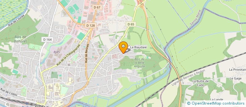 localisation de l'entreprise ROLLAND & CIE  REDON