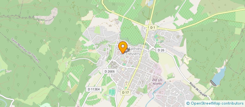 localisation de l'entreprise ROLLAND COSNIER K2S  SAINT-MATHIEU-DE-TREVIERS