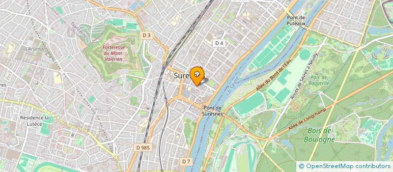 localisation de l'entreprise ROLLAND COUTELET SARL à SURESNES