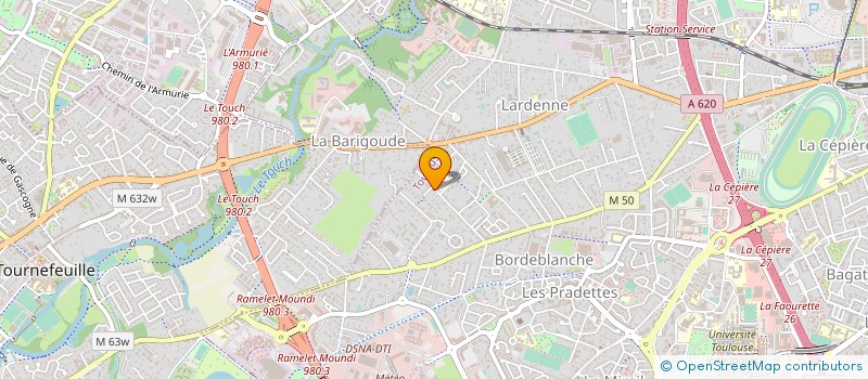 localisation de l'entreprise ROLLAND ESPACES VERTS à TOULOUSE