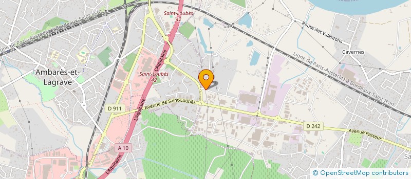 localisation de l'entreprise ROLLAND FALLIERE  SAINT-LOUBES