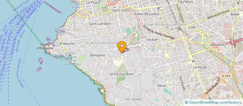 localisation de l'entreprise ROLLAND INVESTISSEMENTS à MARSEILLE