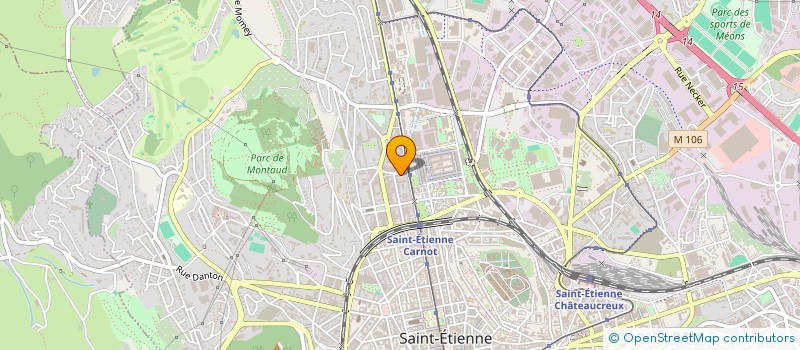 localisation de l'entreprise ROLLAND JULIE  SAINT-ETIENNE