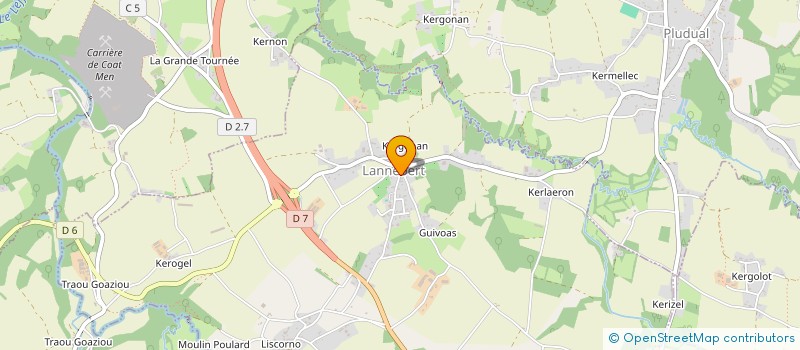 localisation de l'entreprise ROLLAND-MORICE  LANVOLLON