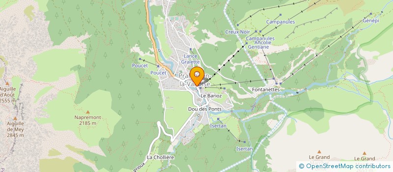 localisation de l'entreprise ROLLAND-SPORT VANOISE à PRALOGNAN-LA-VANOISE