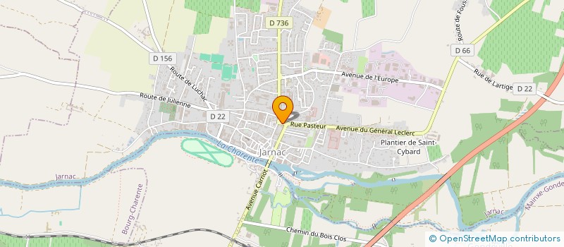localisation de l'entreprise ROLLE à JARNAC