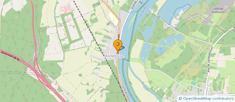localisation de l'entreprise ROLLEBOISE AUTOMOBILES  ROLLEBOISE