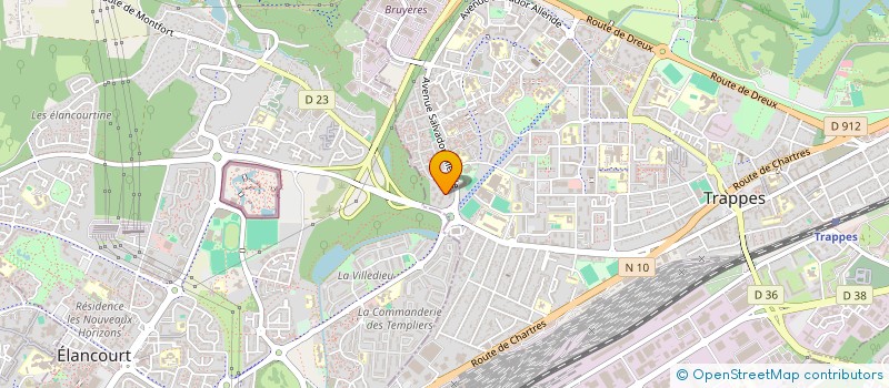 localisation de l'entreprise ROLLER ARTISTIQUE DES YVELINES 78  TRAPPES