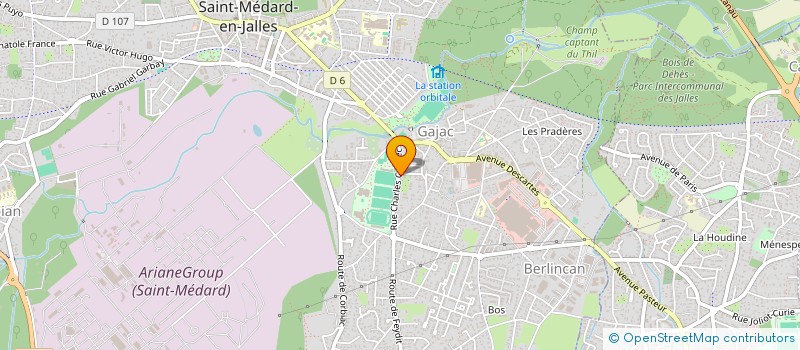 localisation de l'entreprise ROLLER BUG  SAINT-MEDARD-EN-JALLES