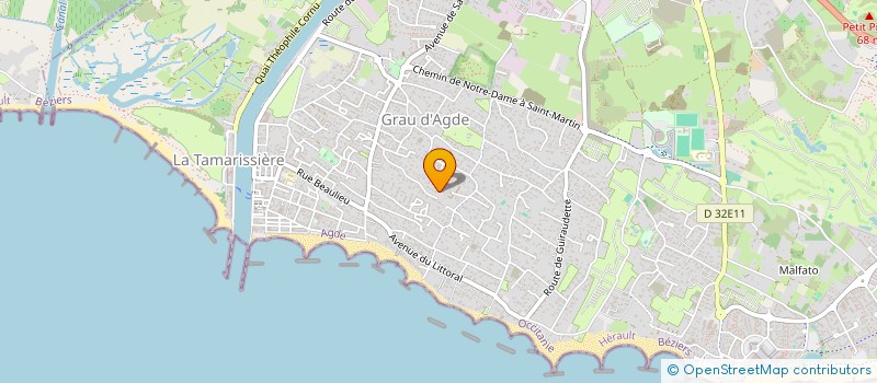 localisation de l'entreprise ROLLER COASTER à AGDE