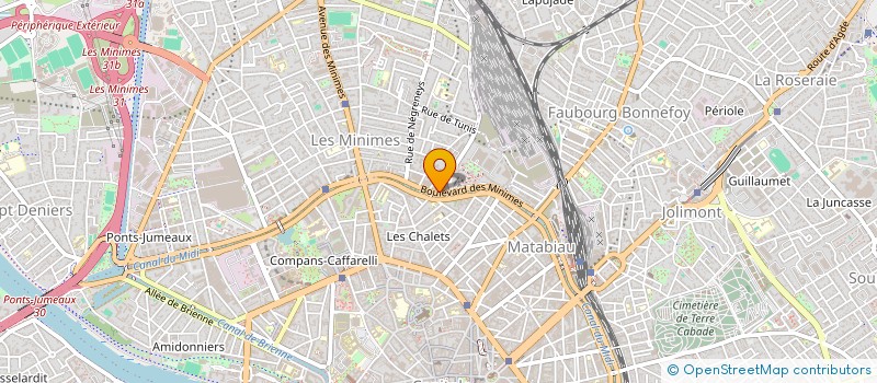 localisation de l'entreprise ROLLER DERBY TOULOUSE (RDT) à TOULOUSE