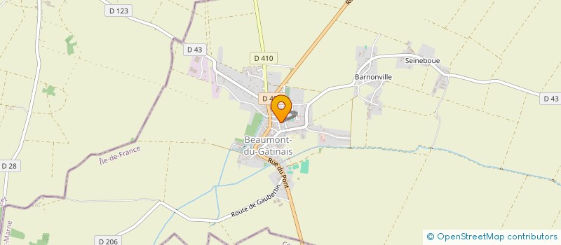 localisation de l'entreprise ROLLER HOCKEY CHATEAU-LANDON 77  CHATEAU-LANDON