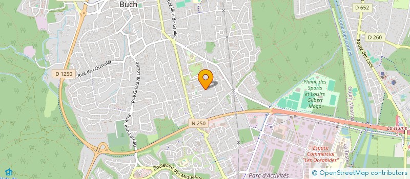 localisation de l'entreprise ROLLER HOCKEY CLUB TESTERIN à LA TESTE-DE-BUCH