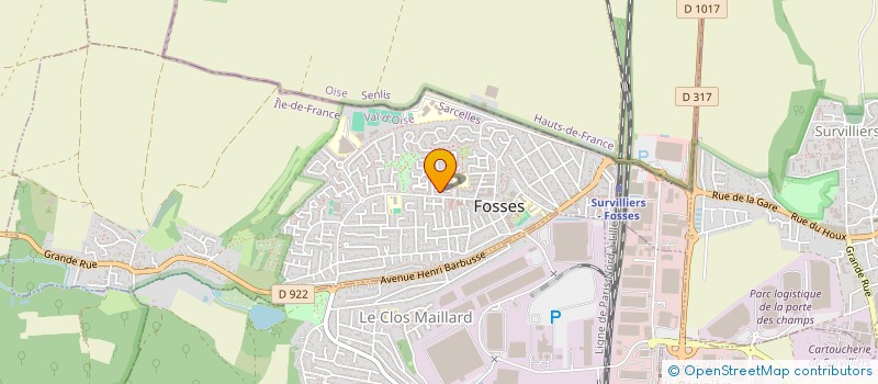 localisation de l'entreprise ROLLER HOCKEY IN LINE DE FOSSE  FOSSES