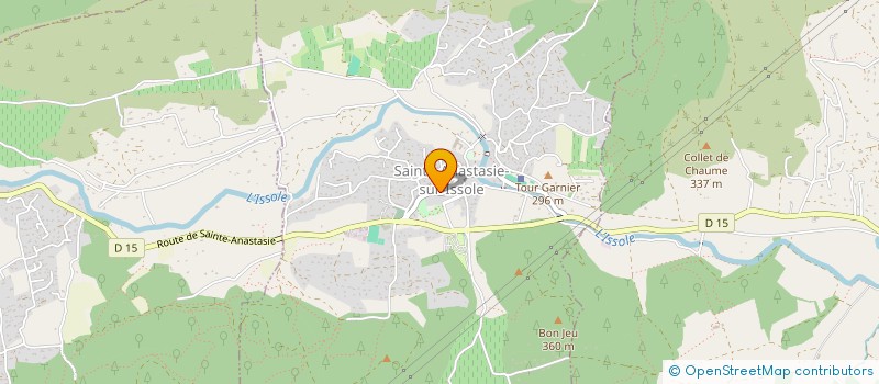 localisation de l'entreprise ROLLER IN LINE HOCKEY SAINTE ANASTASIE  SAINTE-ANASTASIE-SUR-ISSOLE