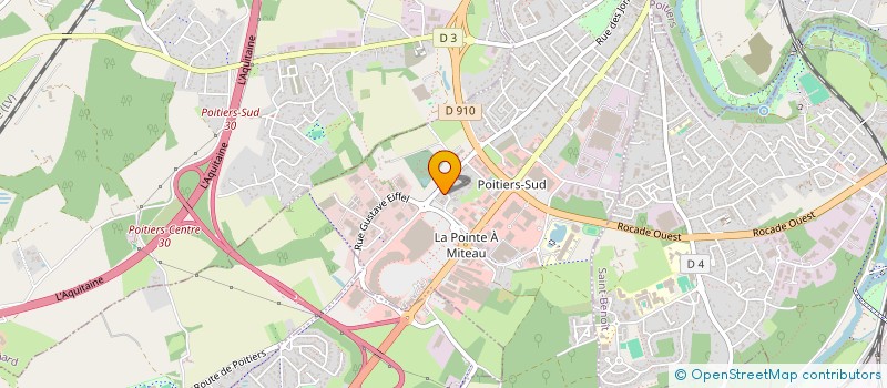 localisation de l'entreprise ROLLER N'GO  POITIERS