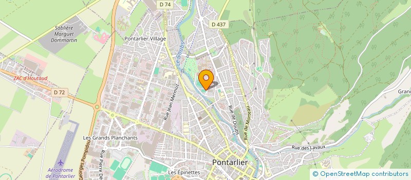 localisation de l'entreprise ROLLER SKATE PONTARLIER  PONTARLIER