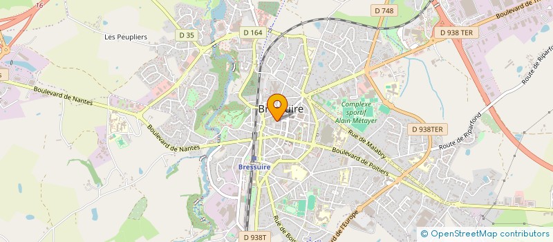 localisation de l'entreprise ROLLER SKATING BRESSUIRAIS  BRESSUIRE