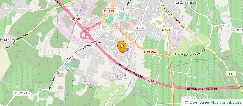 localisation de l'entreprise ROLLER SKATING CLUB DE BAZAS  LANGON