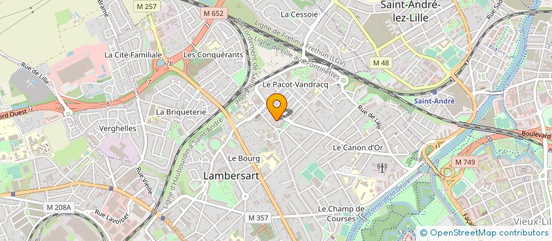 localisation de l'entreprise ROLLER SKATING CLUB LAMBERSART à LAMBERSART