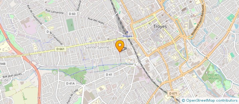 localisation de l'entreprise ROLLER SPORTS TROYES à TROYES