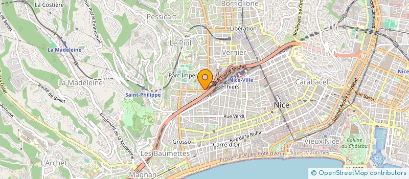 localisation de l'entreprise ROLLERBLADERS WITHOUT BORDERS à NICE