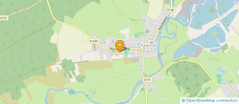 localisation de l'entreprise ROLLET à FAVERNEY