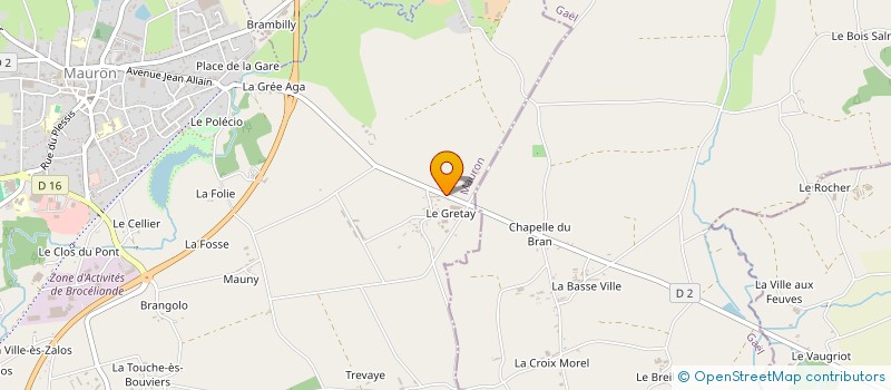 localisation de l'entreprise ROLLET à MAURON