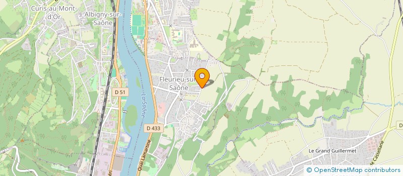 localisation de l'entreprise ROLLET DANIEL  FLEURIEU-SUR-SAONE