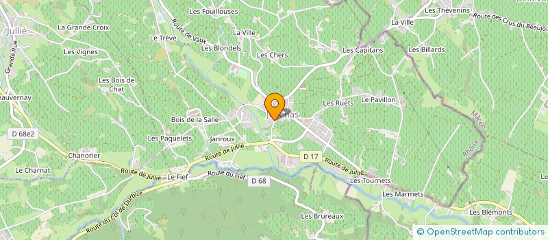 localisation de l'entreprise ROLLET GEORGES ET VINCENT  JULLIE