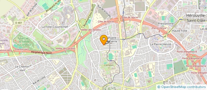 localisation de l'entreprise ROLLET-LEPAREUR à CAEN