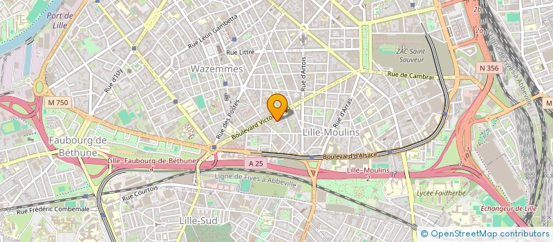 localisation de l'entreprise ROLLIN' BUNKERS à LILLE