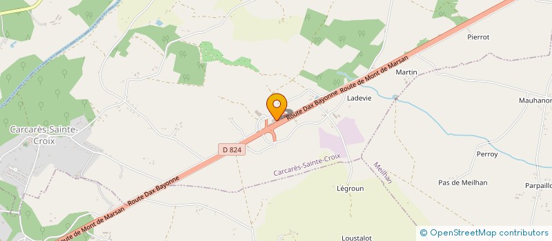 localisation de l'entreprise ROLLIN LEVAGE à CARCARES-STE-CROIX
