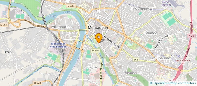 localisation de l'entreprise ROLLIN QUENTIN - CAIZERGUES MYLENE  MONTAUBAN