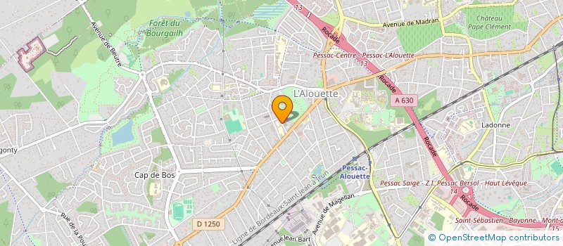 localisation de l'entreprise ROLLIN'SOUNDS à PESSAC