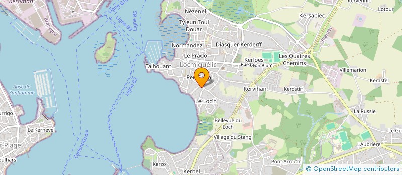 localisation de l'entreprise ROLLING  LOCMIQUELIC