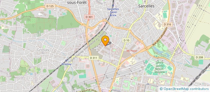 localisation de l'entreprise ROLLING STOCK  GROSLAY