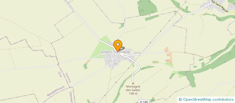 localisation de l'entreprise ROLLING WEST  VILLERS-TOURNELLE