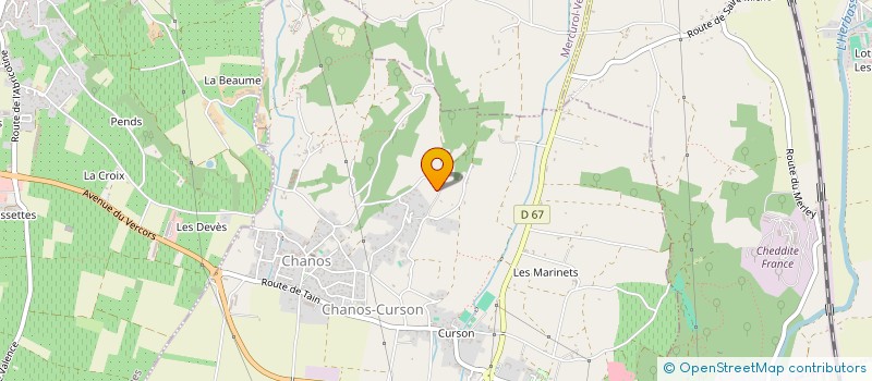 localisation de l'entreprise ROLLING WOOD  CHANOS-CURSON