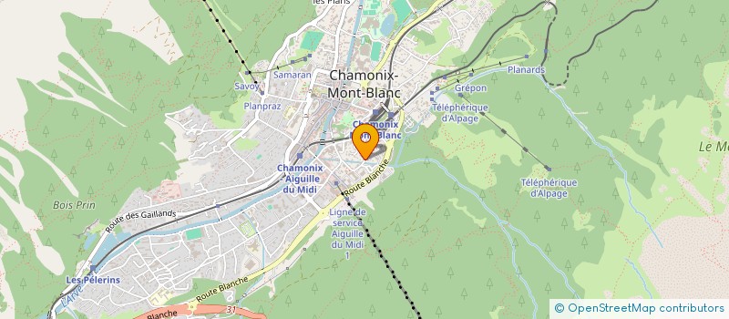 localisation de l'entreprise ROLLINSTONES à CHAMONIX-MONT-BLANC