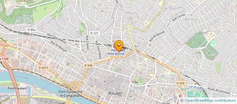 localisation de l'entreprise ROLLON IMMO à ROUEN