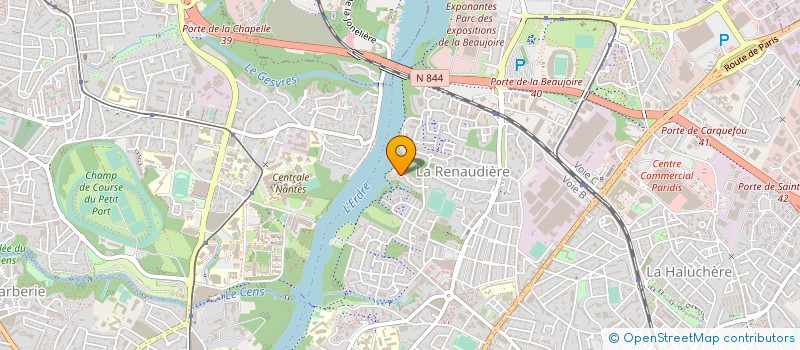 localisation de l'entreprise ROLLS à NANTES