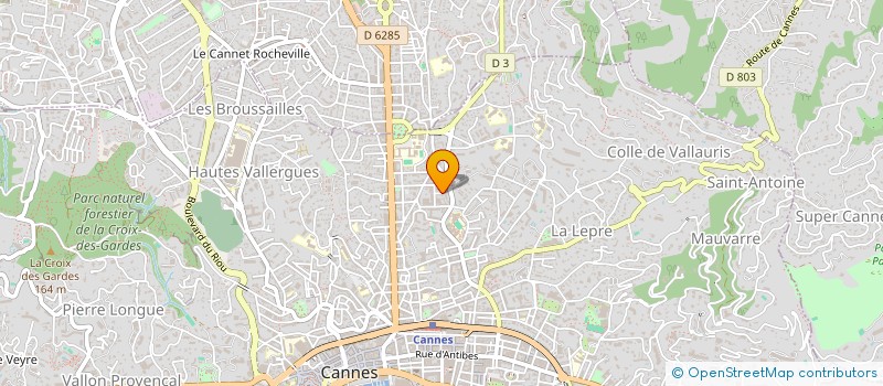 localisation de l'entreprise ROLLS BAT à CANNES