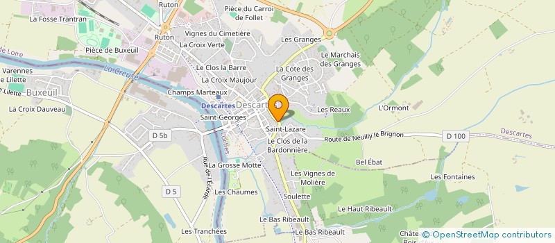 localisation de l'entreprise ROLLY  DESCARTES