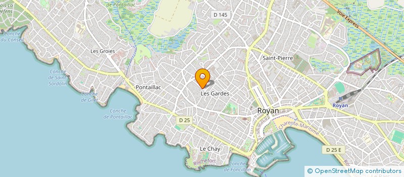 localisation de l'entreprise ROLMAR  ROYAN